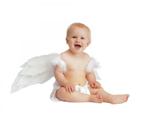 Фото малыша с крыльями