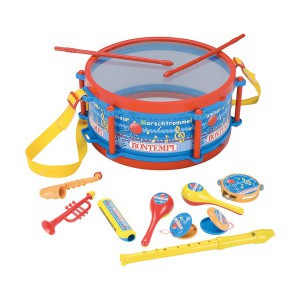 Фото набора детских музыкальных инструментов