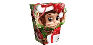 Фото коробки конфет с изображением обезьяны