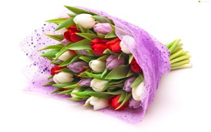 Фото букета тюльпанов